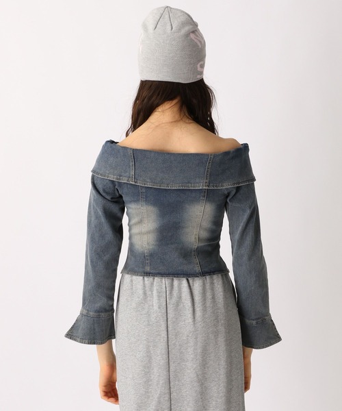 FOREVER 21(フォーエバー トゥエンティーワン)の「【2025SS】ヴィンテージライクデニムブラウス(その他トップス・レディース・ブラック/ブルー・SMALL/MEDIUM)」の15枚目の写真