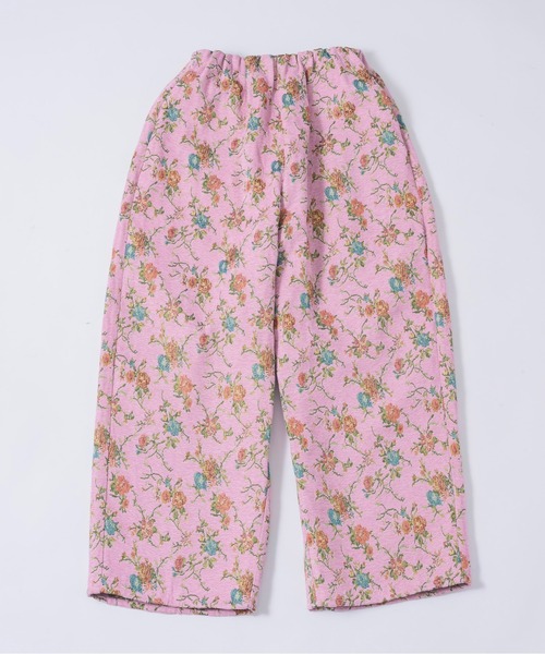 musubore(ムスボレ)の「ruffle wide PT / ラッフルワイドパンツ(スラックス・レディース・ブラック/ピンク・1/0)」の13枚目の写真