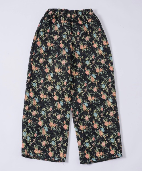 musubore(ムスボレ)の「ruffle wide PT / ラッフルワイドパンツ(スラックス・レディース・ブラック/ピンク・1/0)」の19枚目の写真