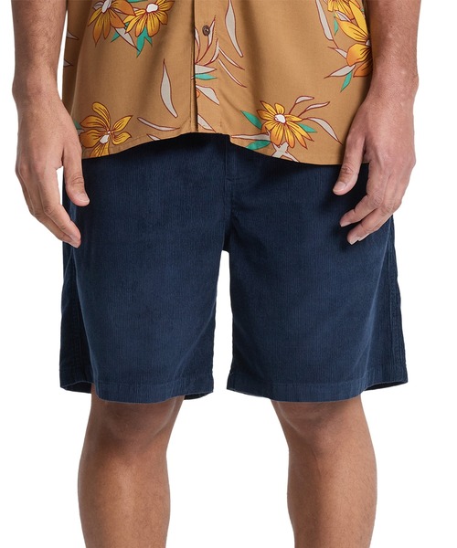 Quiksilver(クイックシルバー)の「QUIKSILVER/クイックシルバー メンズ ハーフパンツ TAXER CORD WS EQYWS03878(その他パンツ・メンズ・ライトグリーン/ブラウン/アイボリー/ベージュ/ネイビー/ライトブルー・S/M)」の1枚目の写真