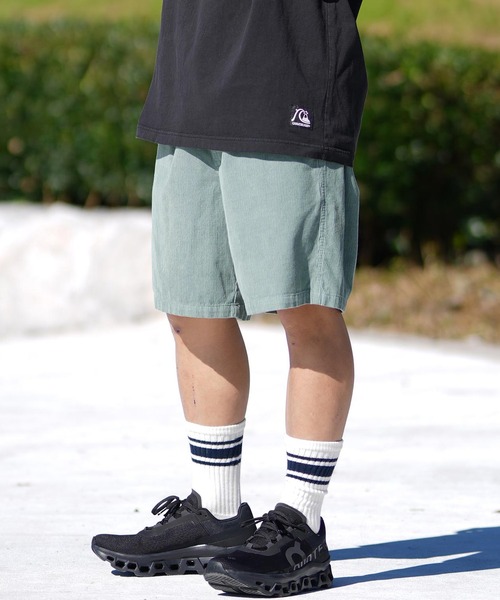 Quiksilver(クイックシルバー)の「QUIKSILVER/クイックシルバー メンズ ハーフパンツ TAXER CORD WS EQYWS03878(その他パンツ・メンズ・ライトグリーン/ブラウン/アイボリー/ベージュ/ネイビー/ライトブルー・S/M)」の5枚目の写真