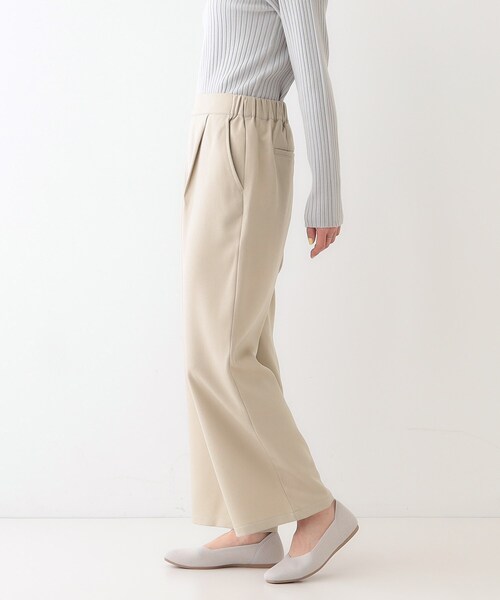 SHOO・LA・RUE（シューラルー）の「【洗える/S-LL】大人のきれいめスタイルに ワイドパンツ（その他パンツ・レディース・ブラック/チャコールグレー/ベージュ・04/03/02/01）」の22枚目の写真