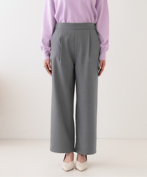 SHOO・LA・RUE（シューラルー）の「【洗える/S-LL】大人のきれいめスタイルに ワイドパンツ（その他パンツ・レディース・ブラック/チャコールグレー/ベージュ・04/03/02/01）」の11枚目の写真