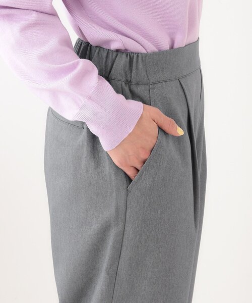 SHOO・LA・RUE（シューラルー）の「【洗える/S-LL】大人のきれいめスタイルに ワイドパンツ（その他パンツ・レディース・ブラック/チャコールグレー/ベージュ・04/03/02/01）」の5枚目の写真