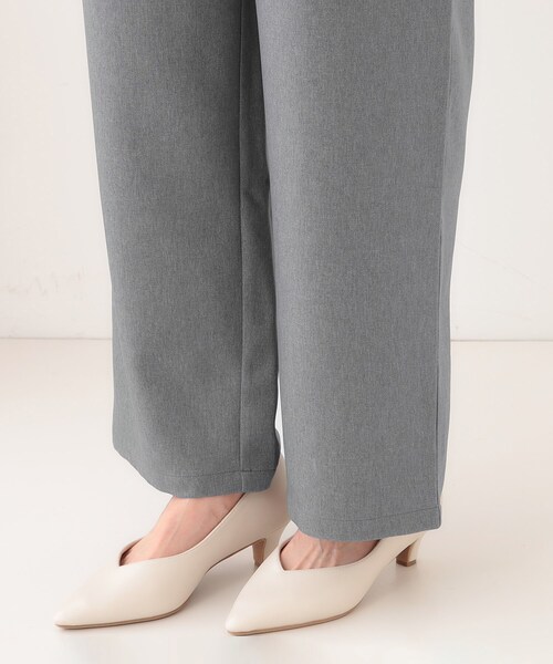SHOO・LA・RUE（シューラルー）の「【洗える/S-LL】大人のきれいめスタイルに ワイドパンツ（その他パンツ・レディース・ブラック/チャコールグレー/ベージュ・04/03/02/01）」の4枚目の写真