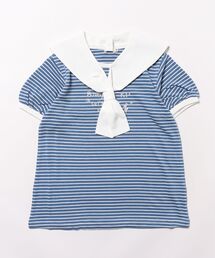 取外しセーラー衿付きボーダーTシャツ(90～160)
