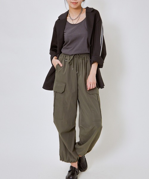 GORGE（ゴージ）の「ジャージラインジャケット（その他アウター・レディース・ブラック/チャコール/ブラウン・F）」の19枚目の写真