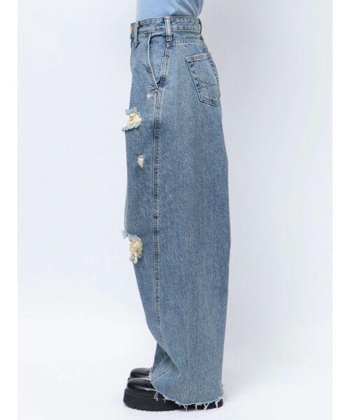 jouetie（ジュエティ）の「【Something ×PosTokyo】PANEL BALLON WIDE DENIM/パネルバルーンワイドデニムパンツ（デニムパンツ・レディース・ブルー/ブラック/インディゴブルー・SMALL/MEDIUM）」の17枚目の写真