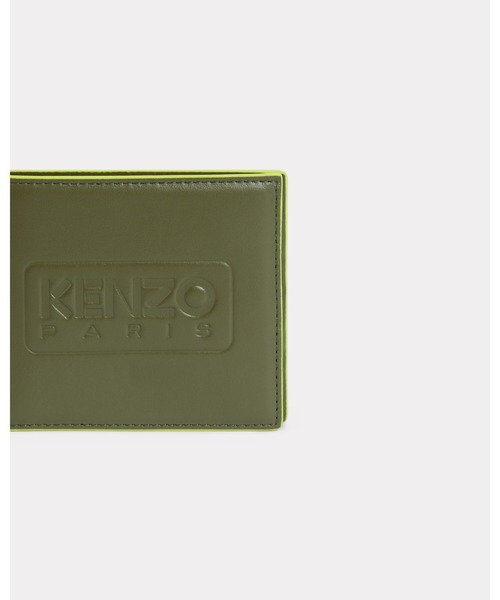 セール】'KENZO Emboss' レザー フォールド ウォレット（その他