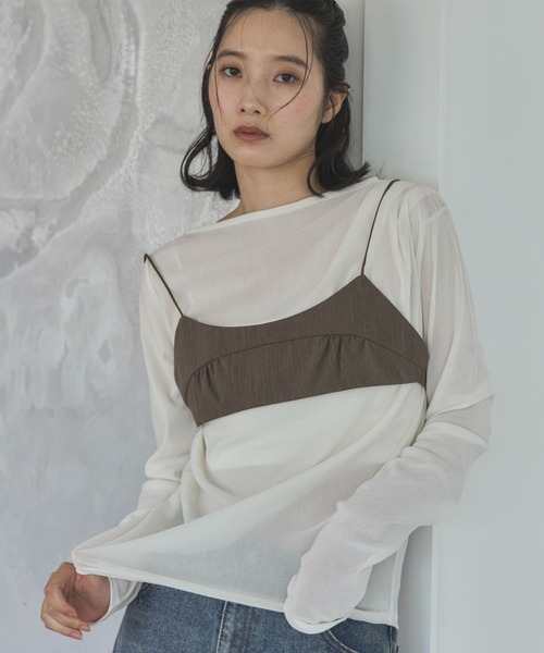 feepur（フェピュール）の「メランジブラトップビスチェ（その他