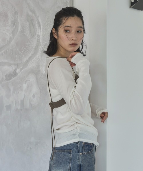 メランジブラトップビスチェ（その他トップス）｜feepur（フェピュール