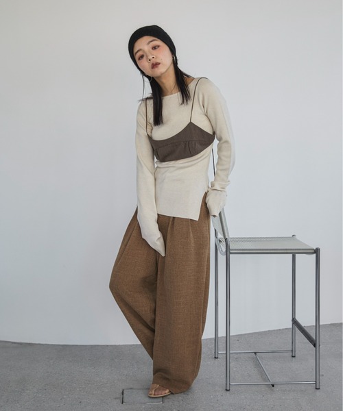 feepur（フェピュール）の「メランジブラトップビスチェ（その他