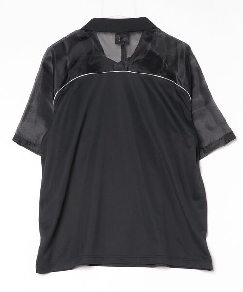 UMBRO(アンブロ)の「(UMBRO×ROSE BUD)SEE-THROUGH SLEEVE GAME SHIRT(Tシャツ/カットソー・レディース・ホワイト/ブラック・ONE SIZE)」の11枚目の写真