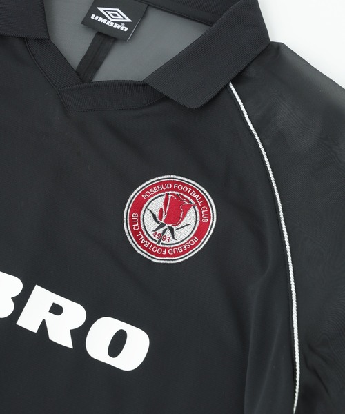 UMBRO(アンブロ)の「(UMBRO×ROSE BUD)SEE-THROUGH SLEEVE GAME SHIRT(Tシャツ/カットソー・レディース・ホワイト/ブラック・ONE SIZE)」の6枚目の写真