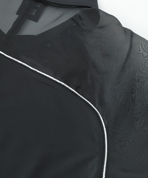 UMBRO(アンブロ)の「(UMBRO×ROSE BUD)SEE-THROUGH SLEEVE GAME SHIRT(Tシャツ/カットソー・レディース・ホワイト/ブラック・ONE SIZE)」の9枚目の写真