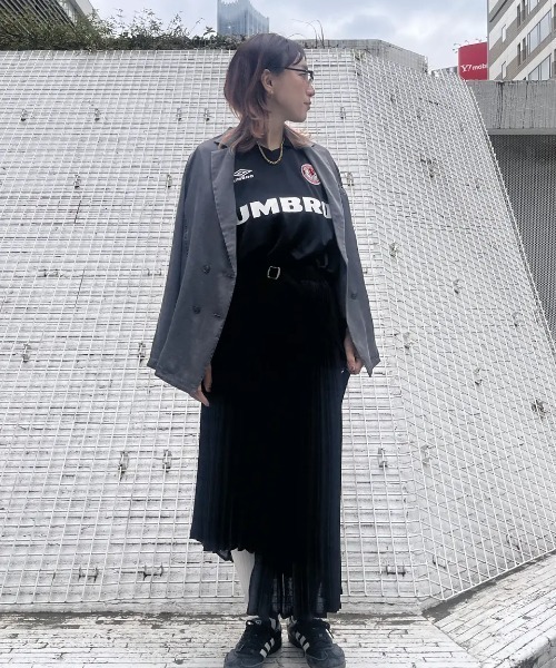 UMBRO(アンブロ)の「(UMBRO×ROSE BUD)SEE-THROUGH SLEEVE GAME SHIRT(Tシャツ/カットソー・レディース・ホワイト/ブラック・ONE SIZE)」の18枚目の写真