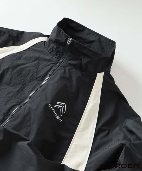 EDIFICE（エディフィス）の「CITROEN(シトロエン) トラック ジャケット（ナイロンジャケット・メンズ・ブラック・MEDIUM/LARGE）」の2枚目の写真