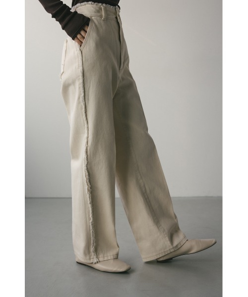 STYLEMIXER（スタイルミキサー）の「センタープレスデニム（デニムパンツ・レディース・インディゴブルー/アイボリー・X-SMALL/SMALL/MEDIUM/LARGE）」の7枚目の写真