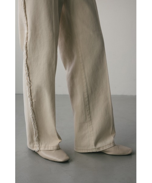 STYLEMIXER（スタイルミキサー）の「センタープレスデニム（デニムパンツ・レディース・インディゴブルー/アイボリー・X-SMALL/SMALL/MEDIUM/LARGE）」の12枚目の写真