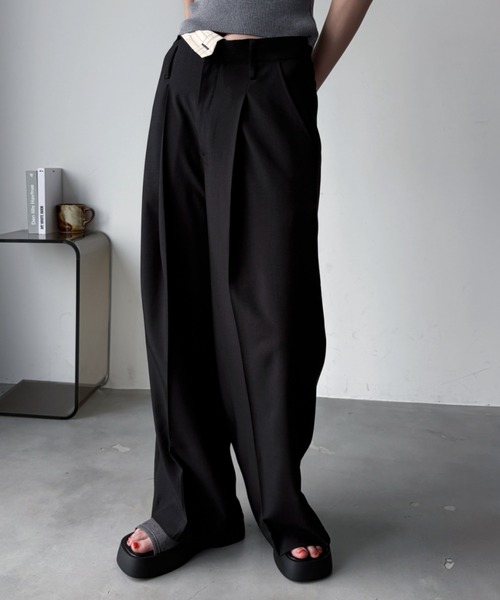 PATTERN ON PATTERN PANTS ストレートパンツ スラックス PATTERN ON PATTERN PANTS ストレートパンツ スラックス パンツ