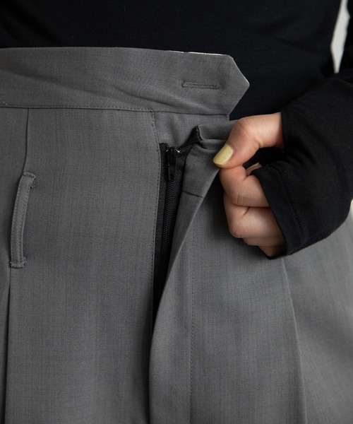 VACANCY(ヴァカンシー)の「アシンメトリーストレートスラックスパンツ(スラックス・レディース・グレー/パープル/ブラック・LARGE/MEDIUM/SMALL)」の12枚目の写真