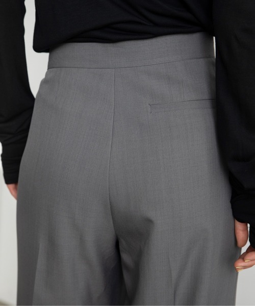 VACANCY(ヴァカンシー)の「アシンメトリーストレートスラックスパンツ(スラックス・レディース・グレー/パープル/ブラック・LARGE/MEDIUM/SMALL)」の9枚目の写真
