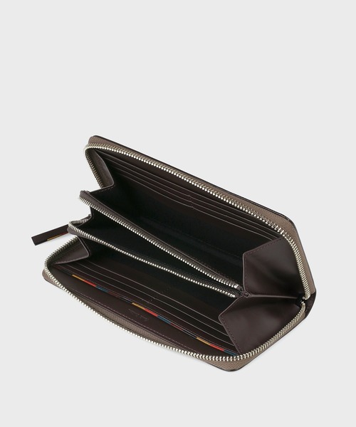 ブライトストライププラー 長財布【553423 P917】（財布）｜Paul Smith