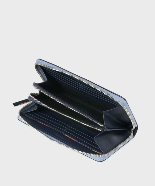 Paul Smith(ポールスミス)の「ブライトストライププラー 長財布【553423 P917】(財布・メンズ・ブラック/グリーン/ネイビー/カーキブラウン/ライトブルー・FREE)」の20枚目の写真