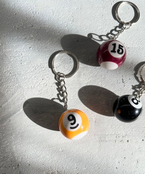ビリヤードボールキーチャーム 319489（キーホルダー）｜Me