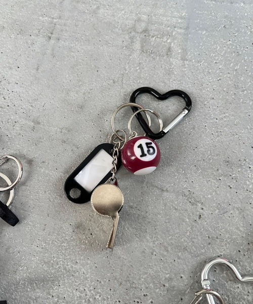 Me%（ミィパーセント）の「ビリヤードボールキーチャーム 319489（キーホルダー・レディース・ブラック/エンジ/イエロー・FREE）」の9枚目の写真