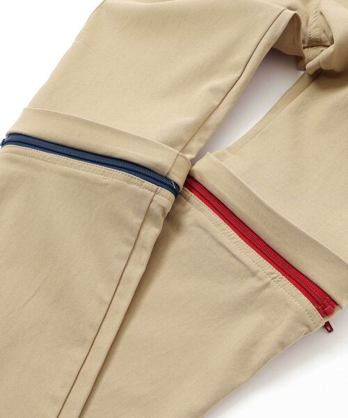 WASK（ワスク）の「ロゴ刺しゅうコンバーチブルストレッチナイロン2wayパンツ(100~160cm)（その他パンツ・キッズ・ベージュ/ネイビー・130cm/140cm/150cm/160cm）」の11枚目の写真