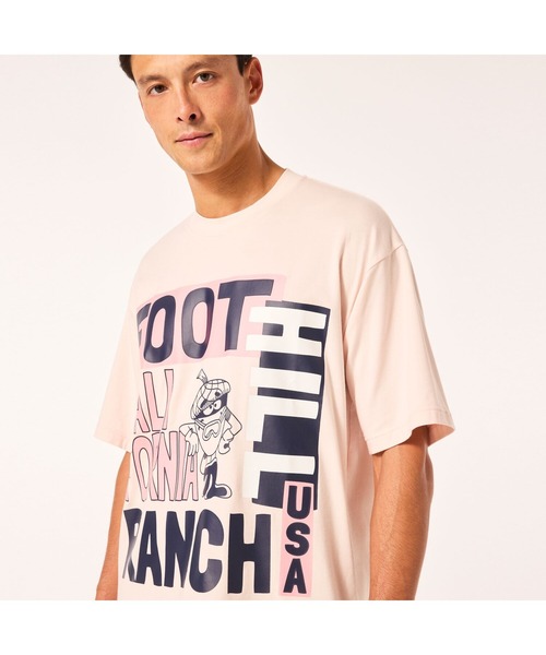 OAKLEY（オークリー）の「オークリー EN NEW RETRO TEE FOOTHILL 1.0 / Tシャツ/ カジュアル・スポーツ/OAKLEY（Tシャツ/カットソー・メンズ・ピンク/ブルー/ブラック・M/S/XL/L）」の7枚目の写真