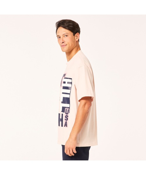 OAKLEY（オークリー）の「オークリー EN NEW RETRO TEE FOOTHILL 1.0 / Tシャツ/ カジュアル・スポーツ/OAKLEY（Tシャツ/カットソー・メンズ・ピンク/ブルー/ブラック・M/S/XL/L）」の9枚目の写真