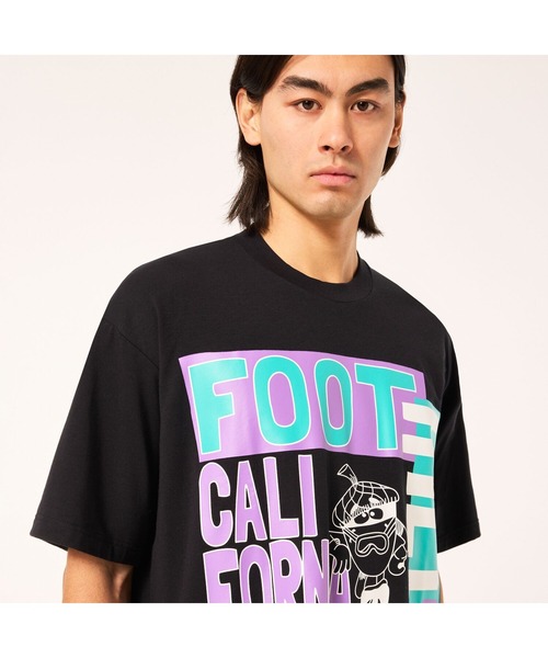 OAKLEY（オークリー）の「オークリー EN NEW RETRO TEE FOOTHILL 1.0 / Tシャツ/ カジュアル・スポーツ/OAKLEY（Tシャツ/カットソー・メンズ・ピンク/ブルー/ブラック・M/S/XL/L）」の13枚目の写真
