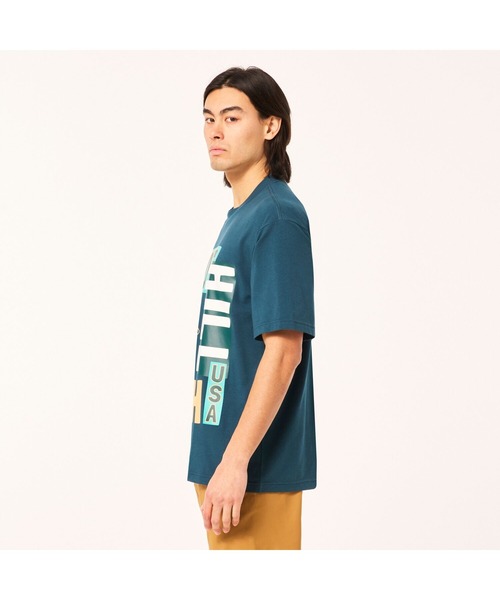 OAKLEY（オークリー）の「オークリー EN NEW RETRO TEE FOOTHILL 1.0 / Tシャツ/ カジュアル・スポーツ/OAKLEY（Tシャツ/カットソー・メンズ・ピンク/ブルー/ブラック・M/S/XL/L）」の21枚目の写真