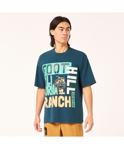 OAKLEY（オークリー）の「オークリー EN NEW RETRO TEE FOOTHILL 1.0 / Tシャツ/ カジュアル・スポーツ/OAKLEY（Tシャツ/カットソー・メンズ・ピンク/ブルー/ブラック・M/S/XL/L）」の22枚目の写真