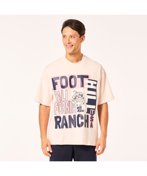 OAKLEY（オークリー）の「オークリー EN NEW RETRO TEE FOOTHILL 1.0 / Tシャツ/ カジュアル・スポーツ/OAKLEY（Tシャツ/カットソー・メンズ・ピンク/ブルー/ブラック・M/S/XL/L）」の5枚目の写真