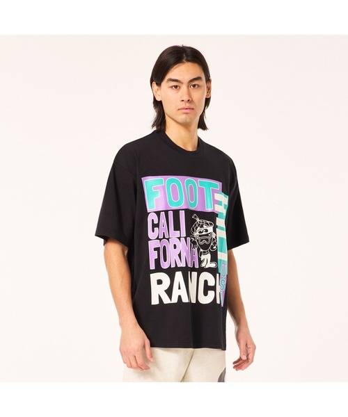 OAKLEY（オークリー）の「オークリー EN NEW RETRO TEE FOOTHILL 1.0 / Tシャツ/ カジュアル・スポーツ/OAKLEY（Tシャツ/カットソー・メンズ・ピンク/ブルー/ブラック・M/S/XL/L）」の4枚目の写真