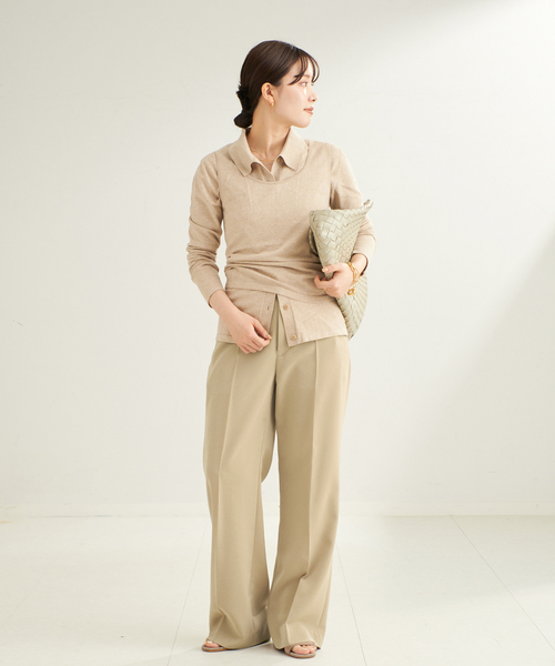 Plage プラージュ
Big Tailored ジャケット　グレー　未使用 セール】Twill Trousers パンツ（スラックス）｜Plage