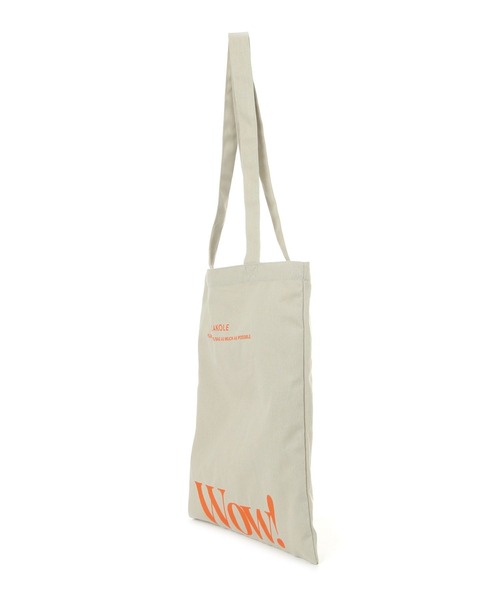 LAKOLE（ラコレ）の「カラーアソートロゴトートバッグ / 324434（トートバッグ・レディース・ホワイト/ライトグレー/ブラウン/イエロー/ブルー/グリーン/レッド/オフホワイト/ダークグリーン/ダークブラウン/ネイビー/チェリーレッド/セージグリーン/ライトブラウン/ベビーピンク・FREE）」の21枚目の写真