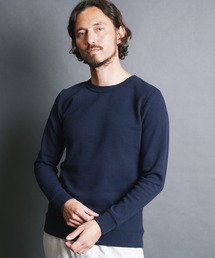 CTN RIVERSIBLE KNIT C/N L/S:コットン リバーシブルニット クルーネック ロングスリーブ