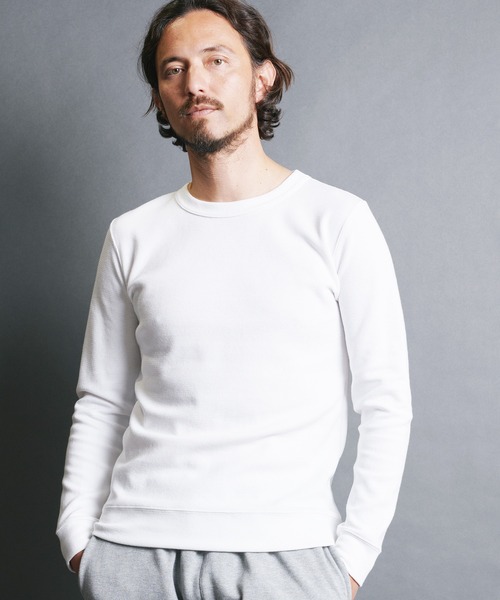 Magine(マージン)の「CTN RIVERSIBLE KNIT C/N L/S:コットン リバーシブルニット クルーネック ロングスリーブ(Tシャツ/カットソー・メンズ・ホワイト/オリーブ/ネイビー/ブラック/グレー・48/46/44)」の7枚目の写真