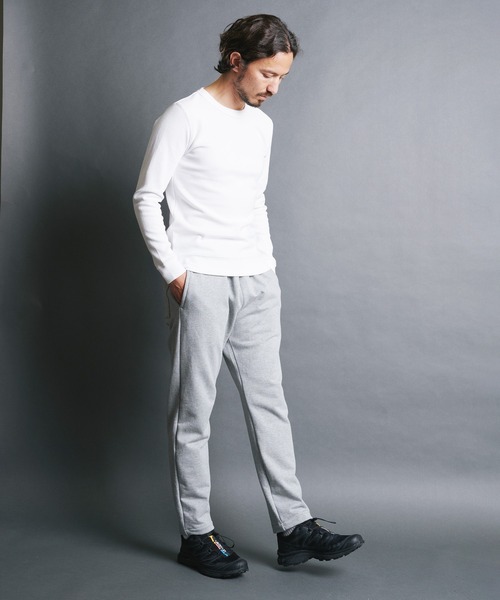 Magine(マージン)の「CTN RIVERSIBLE KNIT C/N L/S:コットン リバーシブルニット クルーネック ロングスリーブ(Tシャツ/カットソー・メンズ・ホワイト/オリーブ/ネイビー/ブラック/グレー・48/46/44)」の21枚目の写真