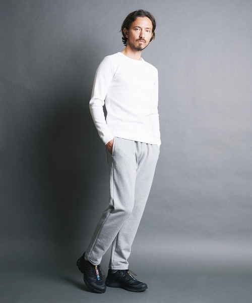 Magine(マージン)の「CTN RIVERSIBLE KNIT C/N L/S:コットン リバーシブルニット クルーネック ロングスリーブ(Tシャツ/カットソー・メンズ・ホワイト/オリーブ/ネイビー/ブラック/グレー・48/46/44)」の22枚目の写真