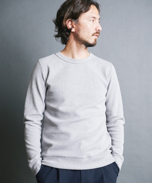 Magine(マージン)の「CTN RIVERSIBLE KNIT C/N L/S:コットン リバーシブルニット クルーネック ロングスリーブ(Tシャツ/カットソー・メンズ・ホワイト/オリーブ/ネイビー/ブラック/グレー・48/46/44)」の11枚目の写真