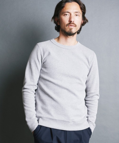 Magine(マージン)の「CTN RIVERSIBLE KNIT C/N L/S:コットン リバーシブルニット クルーネック ロングスリーブ(Tシャツ/カットソー・メンズ・ホワイト/オリーブ/ネイビー/ブラック/グレー・48/46/44)」の12枚目の写真