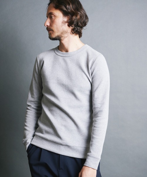 Magine(マージン)の「CTN RIVERSIBLE KNIT C/N L/S:コットン リバーシブルニット クルーネック ロングスリーブ(Tシャツ/カットソー・メンズ・ホワイト/オリーブ/ネイビー/ブラック/グレー・48/46/44)」の13枚目の写真
