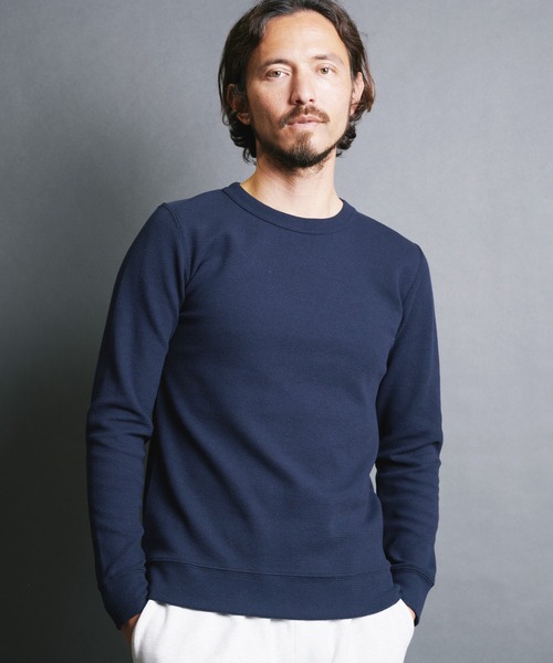Magine(マージン)の「CTN RIVERSIBLE KNIT C/N L/S:コットン リバーシブルニット クルーネック ロングスリーブ(Tシャツ/カットソー・メンズ・ホワイト/オリーブ/ネイビー/ブラック/グレー・48/46/44)」の18枚目の写真