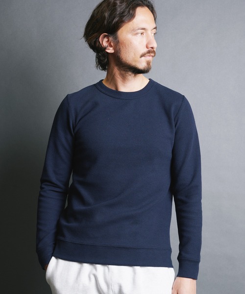 Magine(マージン)の「CTN RIVERSIBLE KNIT C/N L/S:コットン リバーシブルニット クルーネック ロングスリーブ(Tシャツ/カットソー・メンズ・ホワイト/オリーブ/ネイビー/ブラック/グレー・48/46/44)」の20枚目の写真