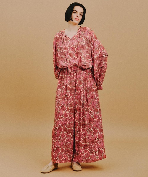 AMERICAN RAG CIE(アメリカンラグシー)の「【AMERICAN RAG CIE】ペイズリーパンツ(WOMEN)(その他パンツ・レディース・レッド/ブラック・FREE)」の4枚目の写真